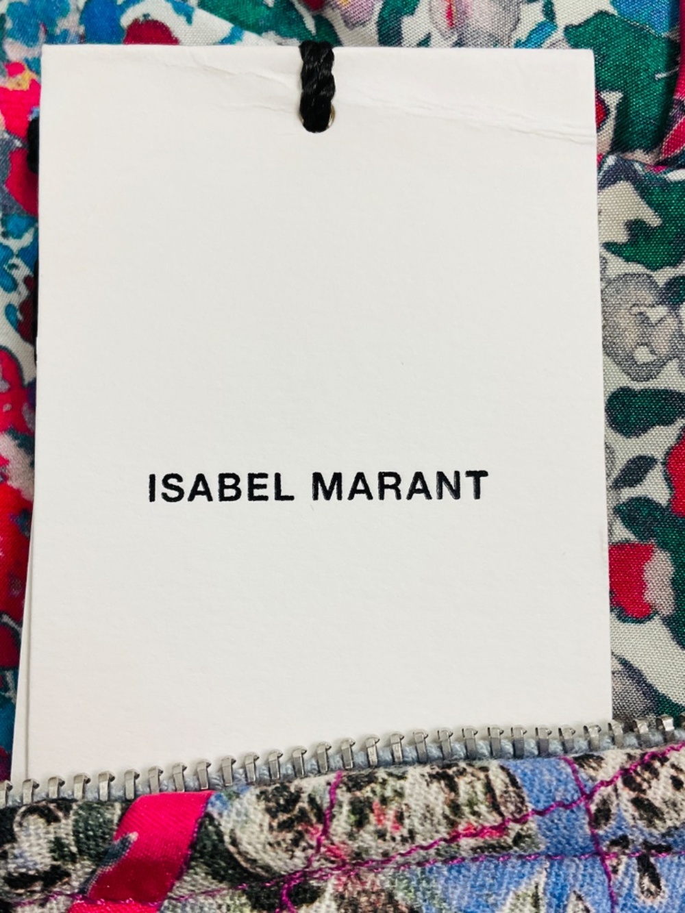 ISABEL MARANT BLUE MULTI FAXINALIA FLORAL PRINTED CROPPED TOP - Picture 5 of 7